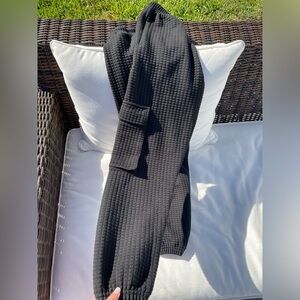 White fox Boutique Waffle Sweatpants